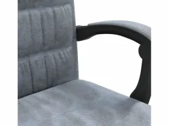 Silla de oficina reclinable de tela claro^Clicnbuy Hot
