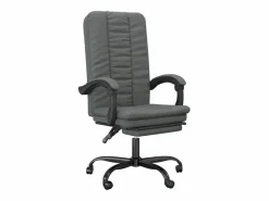 Clicnbuy Silla De Oficina|Silla de oficina reclinable de tela oscuro