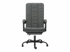 Clicnbuy Silla De Oficina|Silla de oficina reclinable de tela oscuro