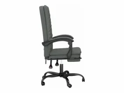 Clicnbuy Silla De Oficina|Silla de oficina reclinable de tela oscuro