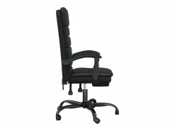 Clicnbuy Silla De Oficina|Silla de oficina reclinable masaje cuero sintético