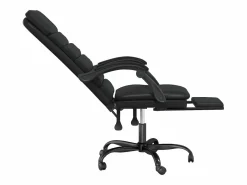 Clicnbuy Silla De Oficina|Silla de oficina reclinable masaje cuero sintético