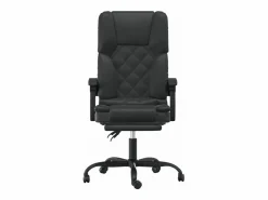 Clicnbuy Silla De Oficina|Silla de oficina reclinable masaje cuero sintético