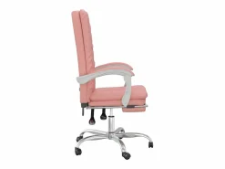 Silla de oficina reclinable cuero sintético^Clicnbuy Outlet