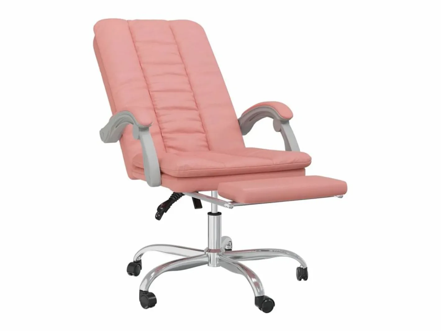 Silla de oficina reclinable cuero sintético^Clicnbuy Outlet