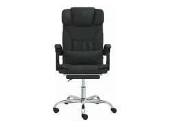 Silla de oficina reclinable masaje cuero sintético^Clicnbuy Discount