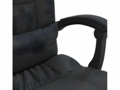 Silla de oficina reclinable masaje cuero sintético^Clicnbuy Discount