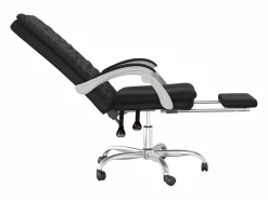 Silla de oficina reclinable cuero sintético^Clicnbuy Hot