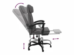 Clicnbuy Silla De Oficina|Silla de oficina reclinable cuero sintético