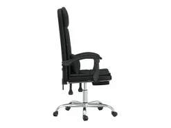 Clicnbuy Silla De Oficina|Silla de oficina reclinable masaje cuero sintético