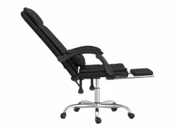 Clicnbuy Silla De Oficina|Silla de oficina reclinable masaje cuero sintético