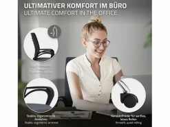 ML-DESIGN Silla Gaming|Silla de oficina Silla de escritorio ergonómica Silla de ordenador Silla de jueg