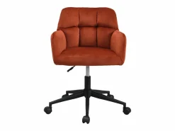 Silla de oficina terciopelo y negro altura regulable - PEGA de Pascal Morabito^Vente-unique Hot