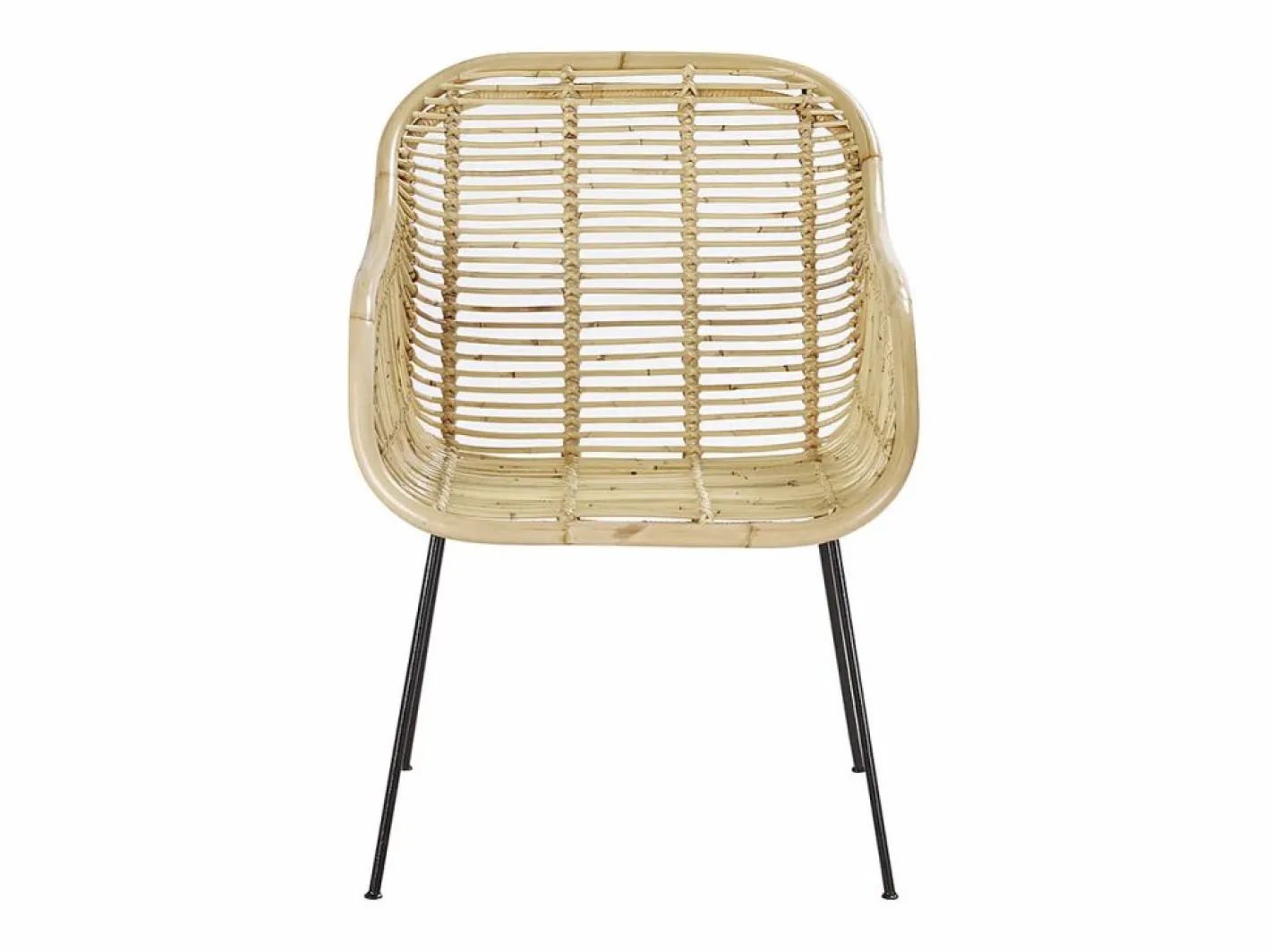 BERAH GETAH Silla de ratán y metal Color natural claro Sale