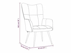 Silla de relajación de terciopelo^Clicnbuy Sale