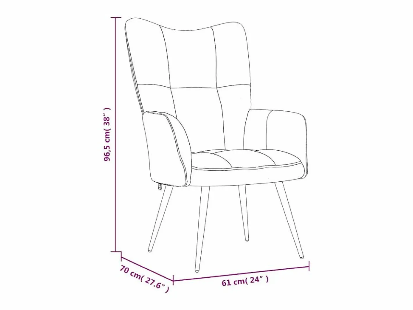 Silla de relajación de terciopelo^Clicnbuy Sale