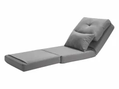 Silla de Suelo SucceBuy Silla de Suelo Convertible con 5 Posiciones Ajustables, Sofá Cama Tapizado con Respaldo Ajustable, Estructura de Metal y Cojín^ Sale