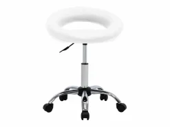 Silla de trabajo con ruedas cuero sintético^Clicnbuy Best