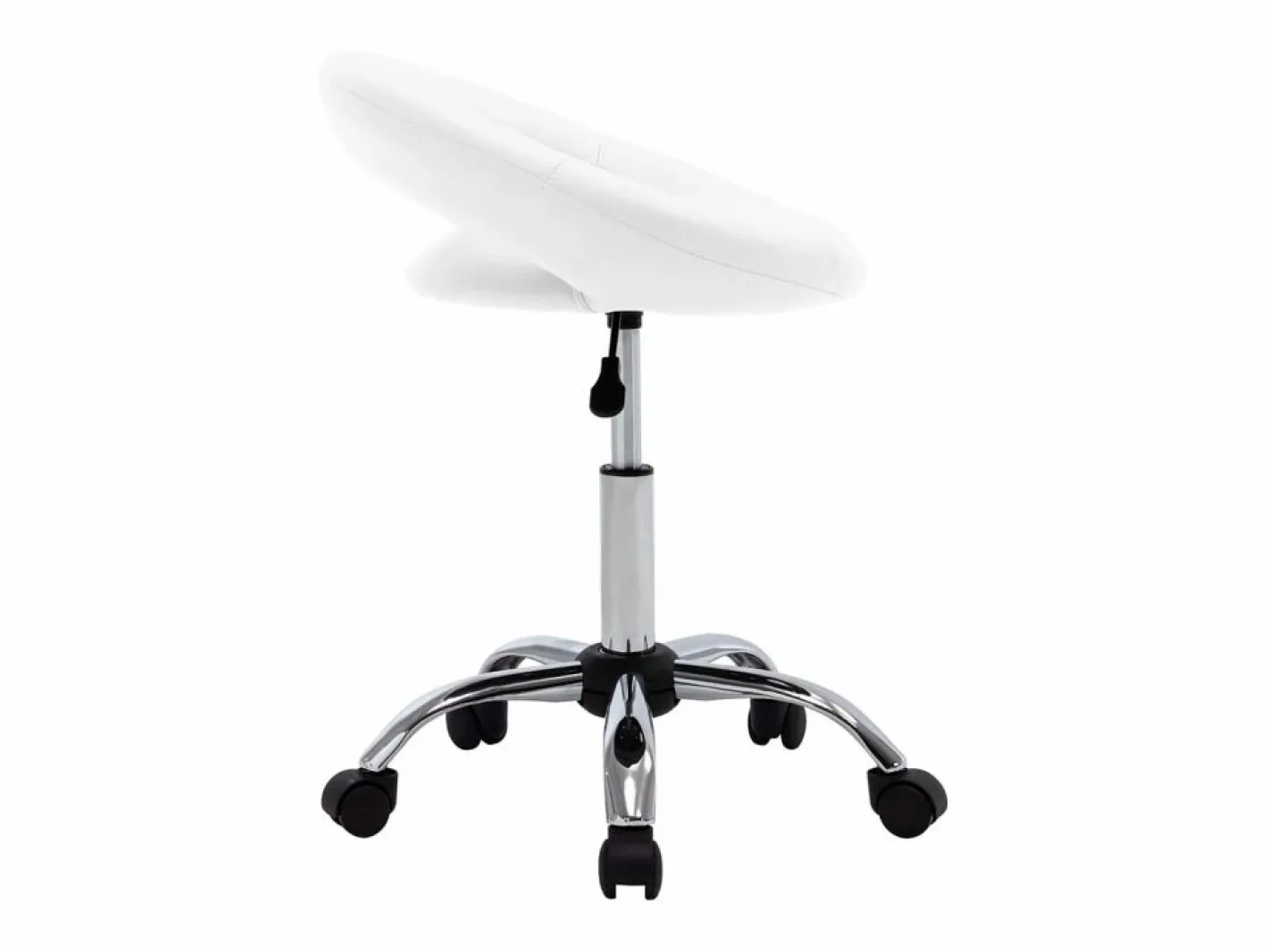 Silla de trabajo con ruedas cuero sintético^Clicnbuy Best