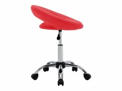 Silla de trabajo con ruedas cuero sintético ES788168^ Best