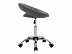 Silla de trabajo con ruedas cuero sintético ES25351^ Online