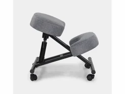 AHD Taburete De Oficina|Silla ergonómica de rodillas postural modelo sueco de tejido Balancesteel Lux -