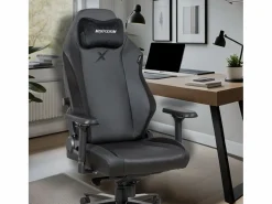 MAXPODIUM Silla Gaming|Silla gamer premium con función de masaje, soporta 170 kg – Heavy SMI, Negra