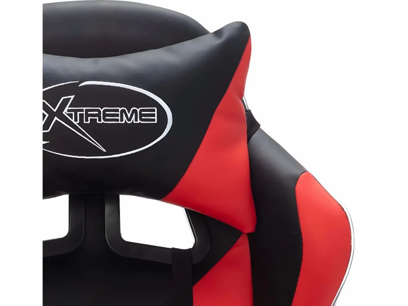 Silla gaming con luces LED RGB cuero sintético rojo y negro^Clicnbuy Clearance