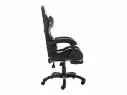 Clicnbuy Silla Gaming|Silla gaming con reposapiés cuero sintético y camuflaje