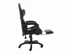 Clicnbuy Silla Gaming|Silla gaming con reposapiés cuero sintético y camuflaje