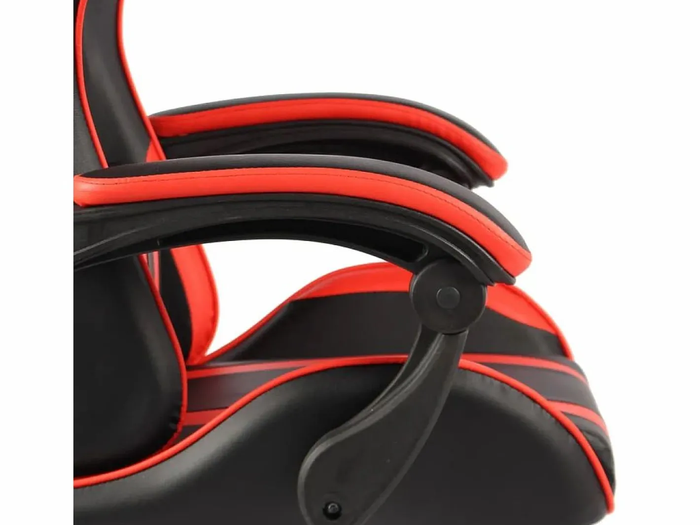 Silla gaming con reposapiés cuero sintético negro y^Clicnbuy New