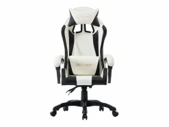 Clicnbuy Silla gaming de cuero sintético Negro Clearance