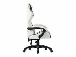 Clicnbuy Silla gaming de cuero sintético Negro Clearance