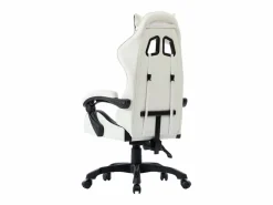 Clicnbuy Silla gaming de cuero sintético Negro Clearance