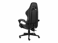 Clicnbuy Silla Gaming|Silla gaming de cuero sintético negro y