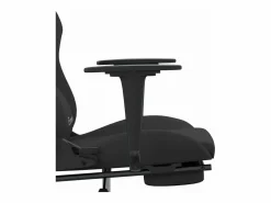 Silla gaming de masaje con reposapiés tela^Clicnbuy Outlet