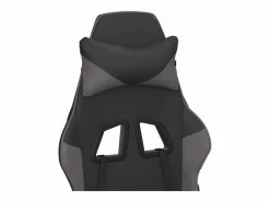 Silla gaming de masaje y reposapiés cuero sintético negro^vidaxl Clearance