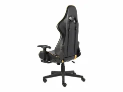 vidaxl Silla Gaming|Silla gaming giratoria con reposapiés PVC