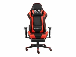 Silla gaming giratoria con reposapiés PVC^vidaxl Sale