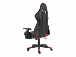 Clicnbuy Silla Gaming|Silla gaming giratoria con reposapiés PVC