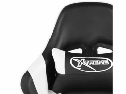 vidaxl Silla gaming giratoria PVC Blanco Best