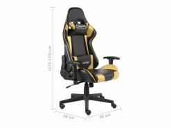 vidaxl Silla Gaming|Silla gaming giratoria PVC