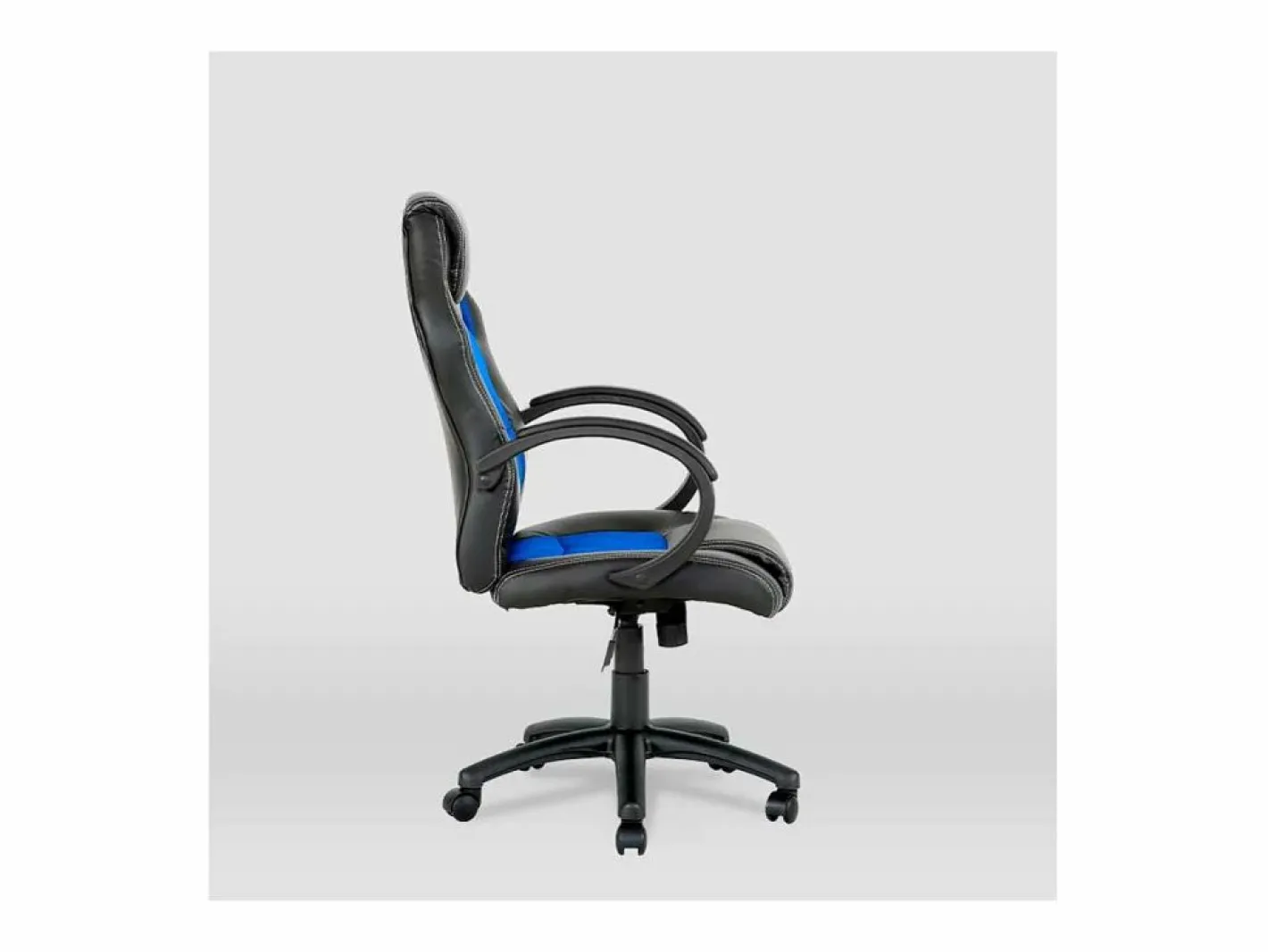 Silla gaming Olimpia tapizada en piel sintética negro/, 118/127cm(alto) 64.5cm(ancho)^ Sale