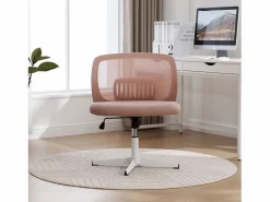 Silla De Escritorio|Silla giratoria de oficina - Sillón giratorio con función de balanceo y ajuste de altura - malla