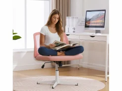 Silla De Escritorio|Silla giratoria de oficina - Sillón giratorio con función de balanceo y ajuste de altura - malla