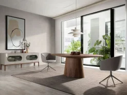 Angel Cerda Silla giratoria tela claro 4133 Gris Discount
