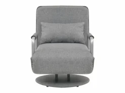 Silla giratoria y sofá cama tela claro ES74824 Gris Best