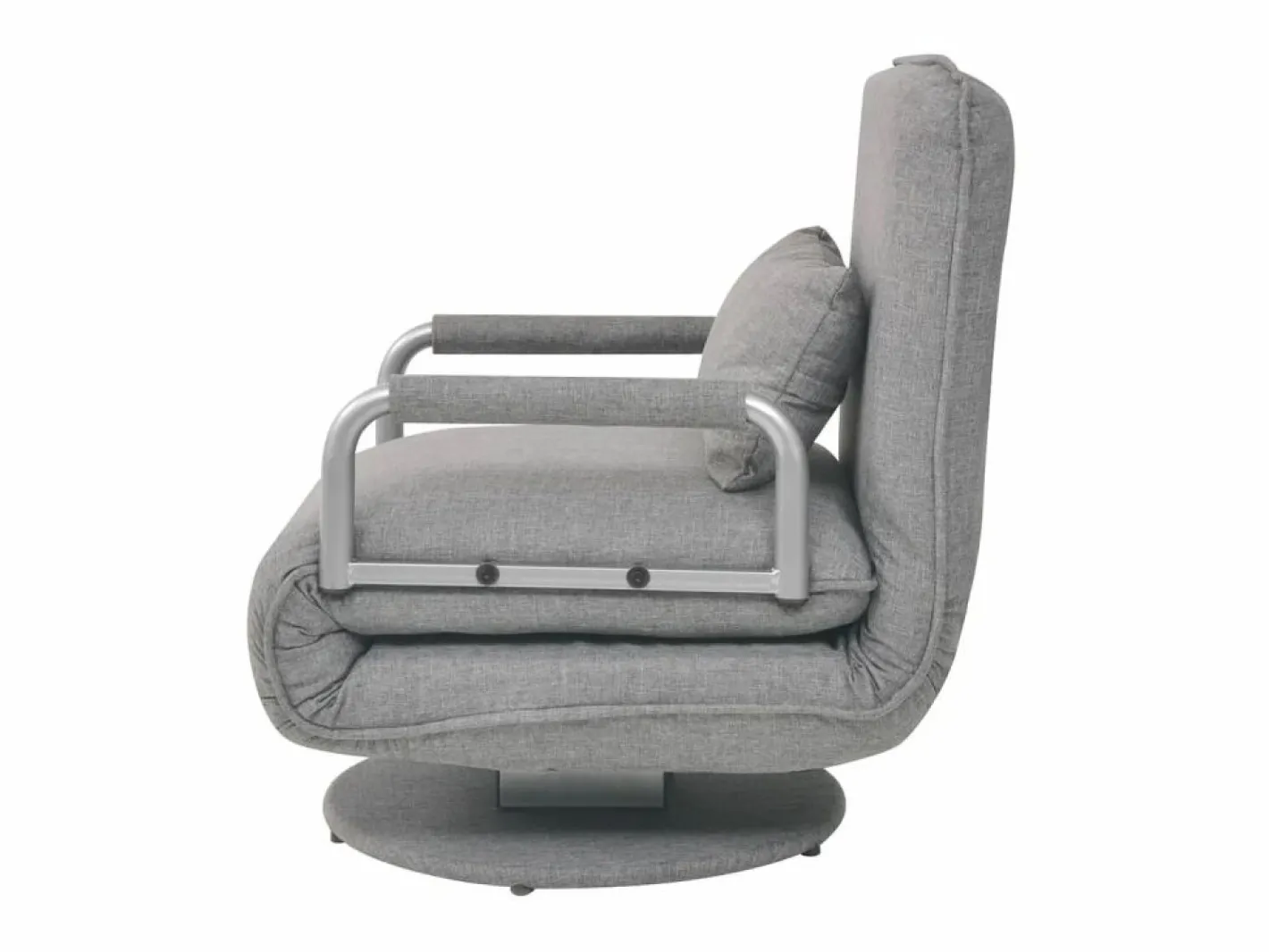 Silla giratoria y sofá cama tela claro ES74824 Gris Best