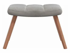 Silla mecedora con reposapiés terciopelo claro^vidaxl Outlet