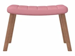 Silla mecedora con reposapiés terciopelo^vidaxl Online
